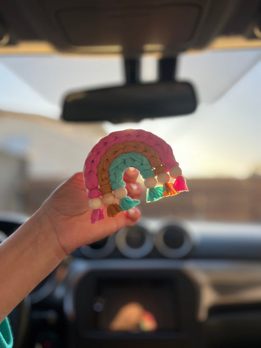 Arcoíris Decorativo para Auto – AMA tu Viaje